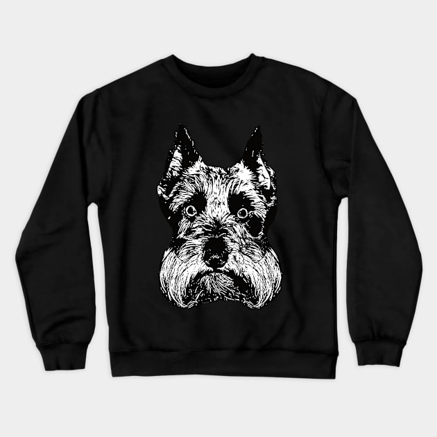 Schnauzer - Schnauzer Christmas Gifts Crewneck Sweatshirt by DoggyStyles